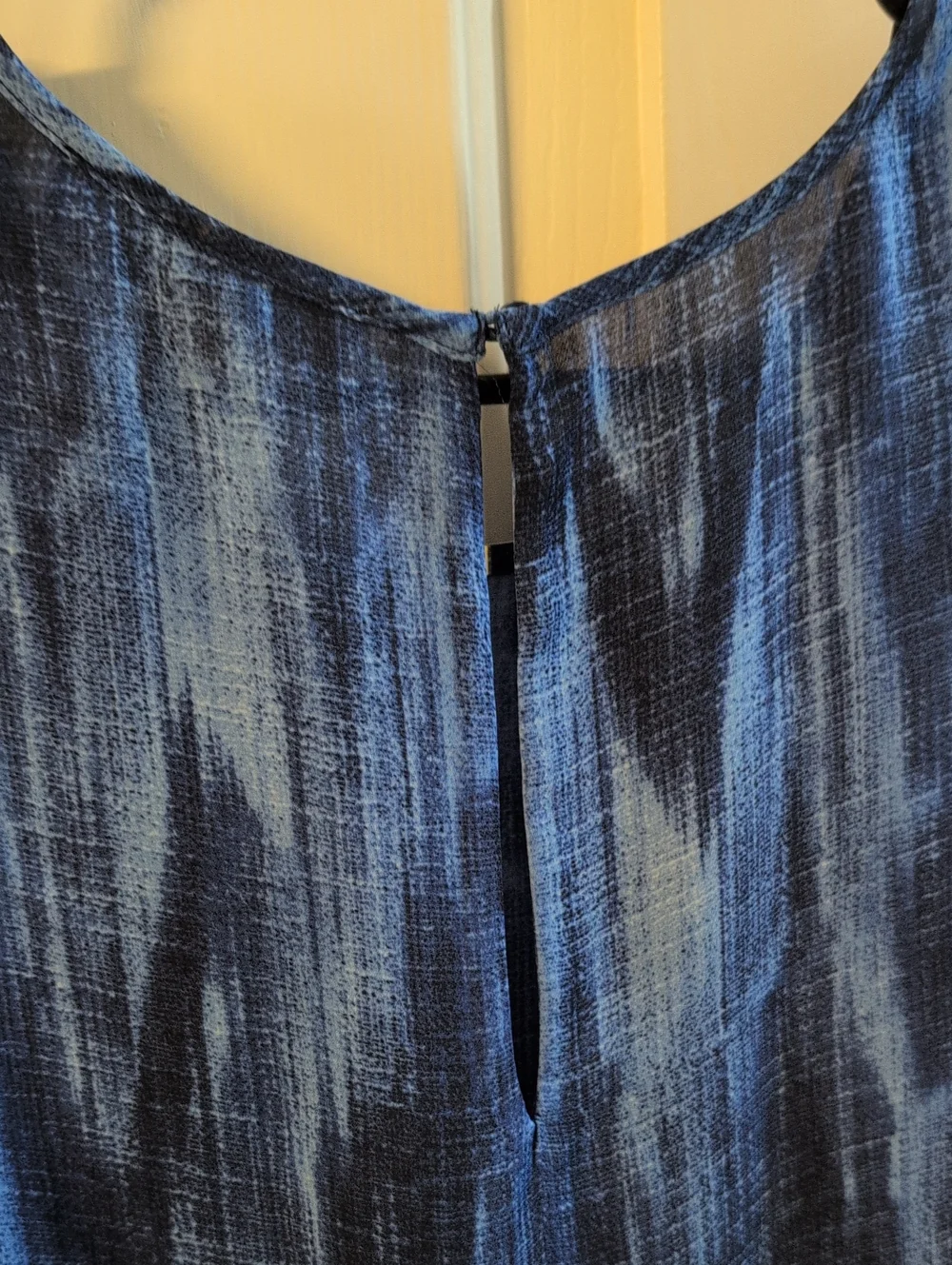 MK Sleeveless Blue Top
